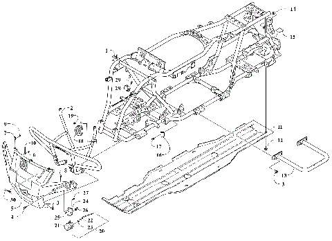 FRAME AND RELATED PARTS [302343]