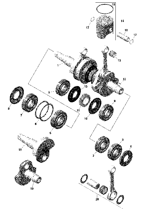 01- Rotax - Crankshaft