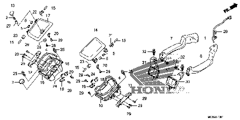 AIR DUCT (GL1800'06-)