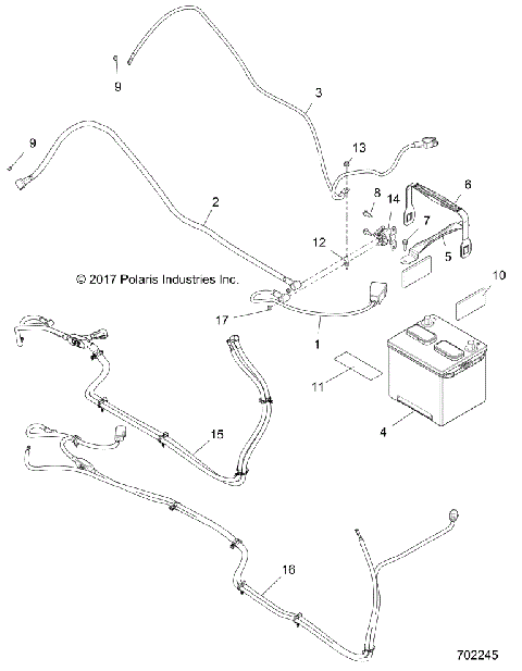 ELECTRICAL, BATTERY - Z18VFE92BB/BM/BS/BU/LBK (702245)