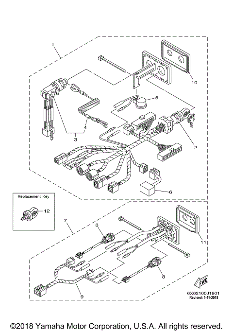 SWITCH  PANEL TWIN (MAIN)