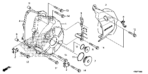 LEFT CRANKCASE COVER