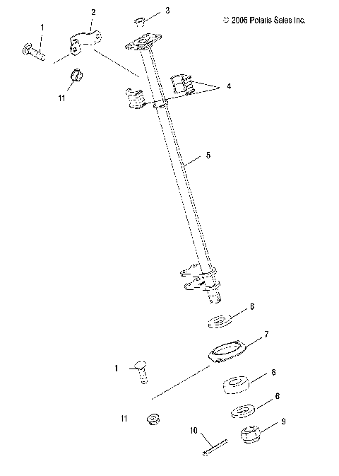 STEERING POST - A07TH76AU/TN76AF/AL/AU (4999204069920406C09)