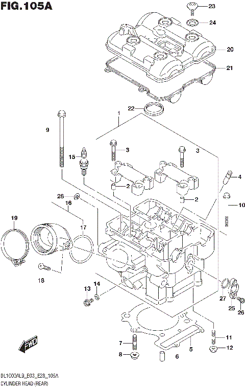 CYLINDER HEAD (REAR)