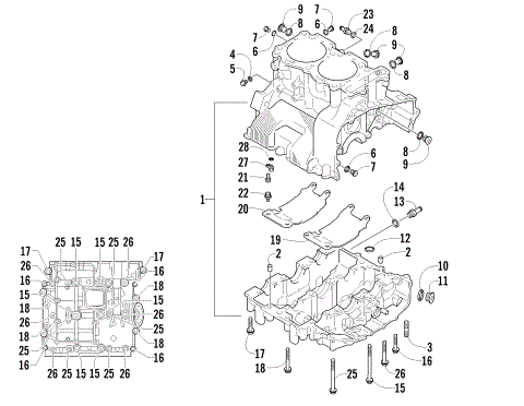 CRANKCASE ASSEMBLY