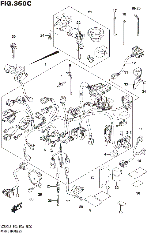 WIRING HARNESS (VZ800L8 E33)