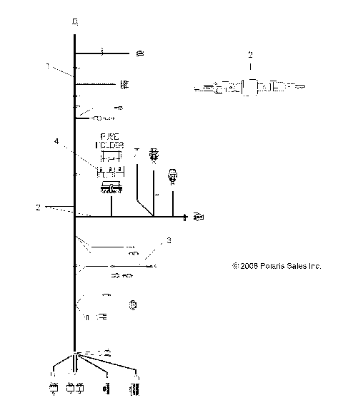 ELECTRICAL, HARNESSES - A09LB27AA (49ATVHARNESS09HAWK)