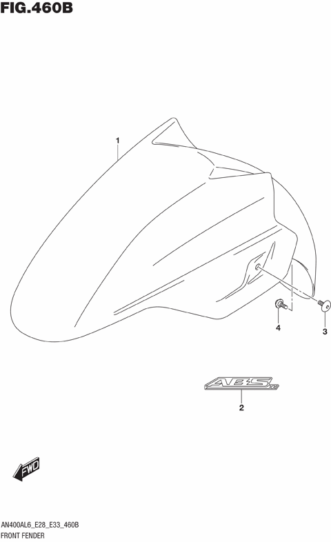 FRONT FENDER (AN400ZAL6 E28)