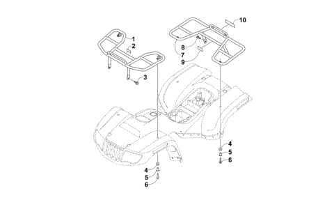 FRONT AND REAR RACK ASSEMBLY