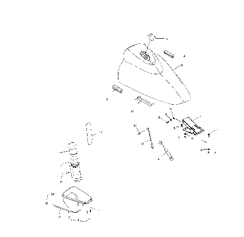 FRONT STORAGE COMPARTMENT - W035101CA/W035101IA (4981048104A07)