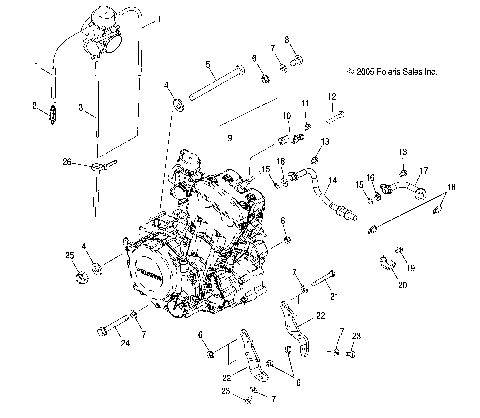 ENGINE, MOUNTING - A07GJ50AA/AB/AC (4999201849920184A12)
