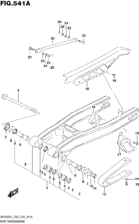 REAR SWINGINGARM