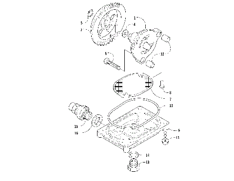 OIL PUMP AND STRAINER ASSEMBLY [301513]