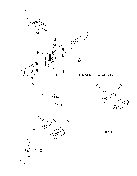 ELECTRICAL, TURN SIGNALS and LICENSE PLATE - A16SVS95CM/T95C2 [101058]