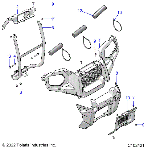 BODY, FRONT BUMPER and MOUNTING - A23SWE57F1/S57C1/C2/E1/E2 (C102421)