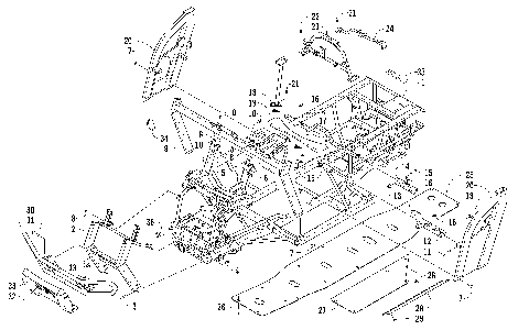 FRAME AND RELATED PARTS [94113]