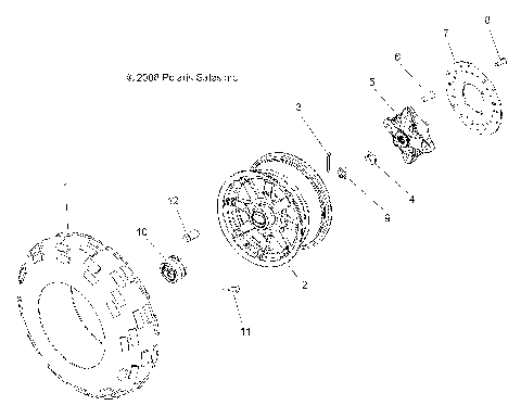 WHEELS, FRONT - A09DN50AB/AZ (49ATVWHEELFRT09SPTRG500)