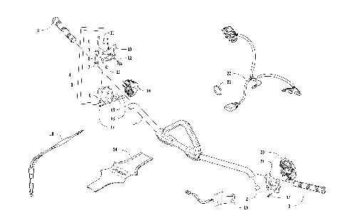 HANDLEBAR AND CONTROLS [104012]
