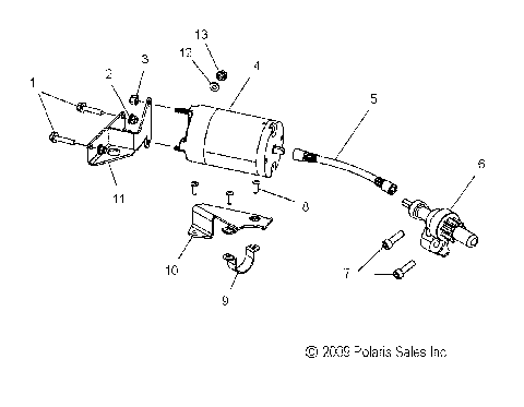 ENGINE, STARTER MOTOR - S10BF6KSL/KSA/KEA (49SNOWSTARTER10PR)