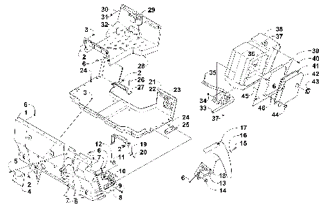 CONSOLE, FLOOR PANEL, AND STORAGE BOX ASSEMBLY [300939]