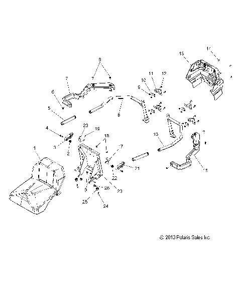BODY, PASSENGER SEAT and ARM REST ASM. - S15CE5BSL/BEL (49SNOWSEAT14550PASS)