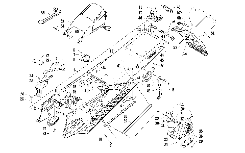 TUNNEL AND SNOWFLAP ASSEMBLY [98814]