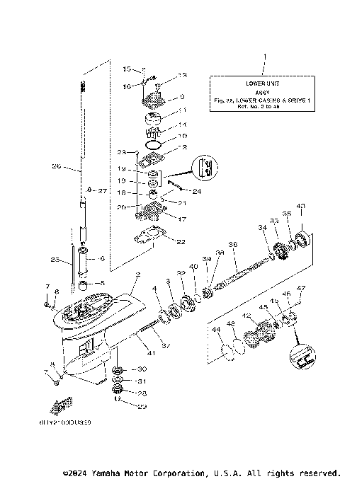 LOWER CASING DRIVE 1