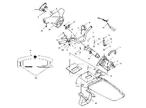 STEERING - W014697D (4964806480A011)
