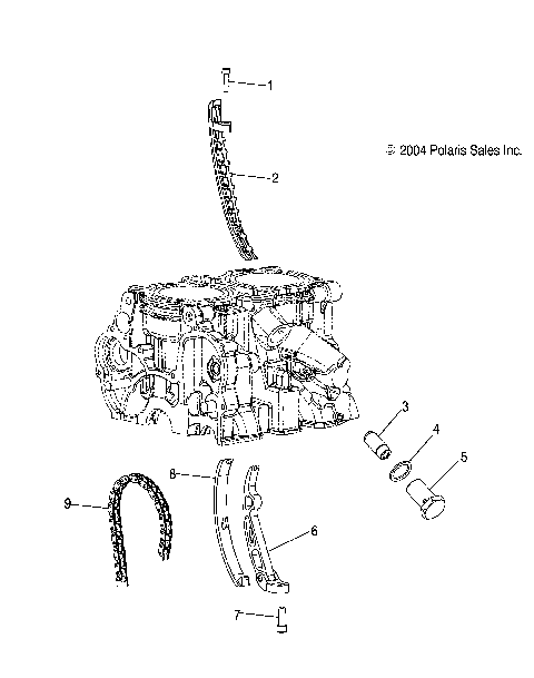 CHAIN TENSIONER - W045304CA/IA/CB/IB/CC/IC (4990559055C05)