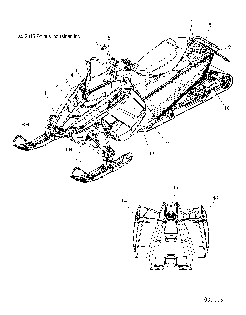 BODY, DECAL (INDY) - S16CB6 (600003)