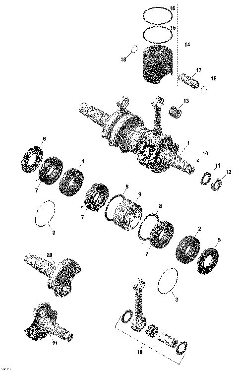 01- Crankshaft And Pistons