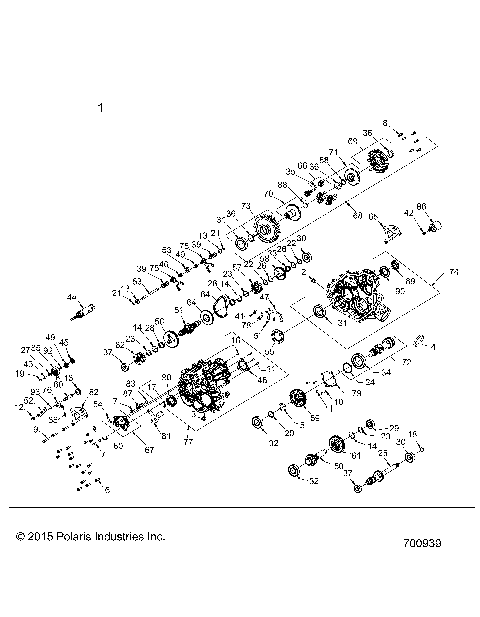 DRIVE TRAIN, MAIN GEARCASE - R16RM257N1 (700939)