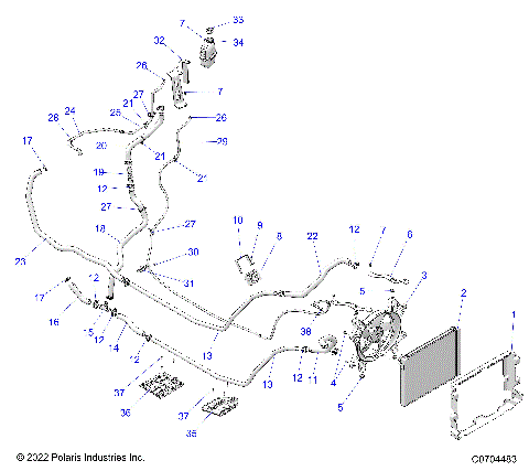 ENGINE, COOLING - G24G2K99A/99B (C0704483)