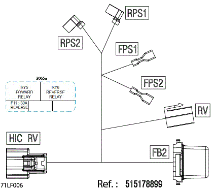 08- Electric - Reverse Wiring Harness - 515178899