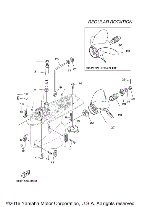 LOWER CASING DRIVE 2