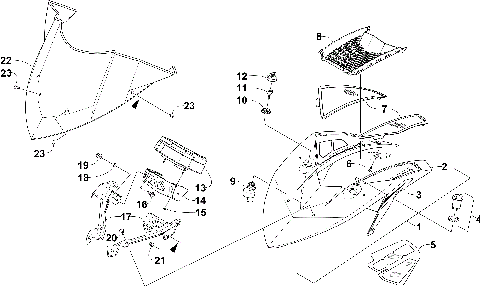 WINDSHIELD AND INSTRUMENTS ASSEMBLIES [103692]
