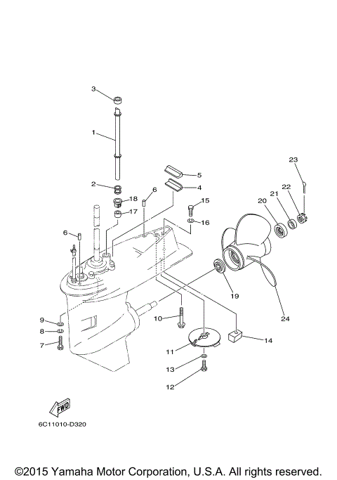 LOWER CASING DRIVE 2