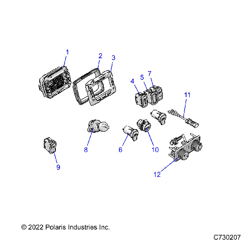ELECTRICAL, DASH INSTRUMENTS - R22RRED4FA/NA/SCA/SCM (C730207)