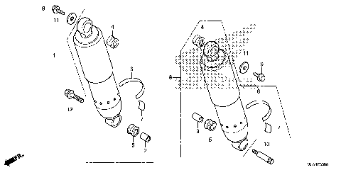 REAR SHOCK ABSORBER (1)
