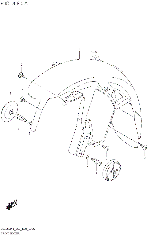 FRONT FENDER (DL1050RR)