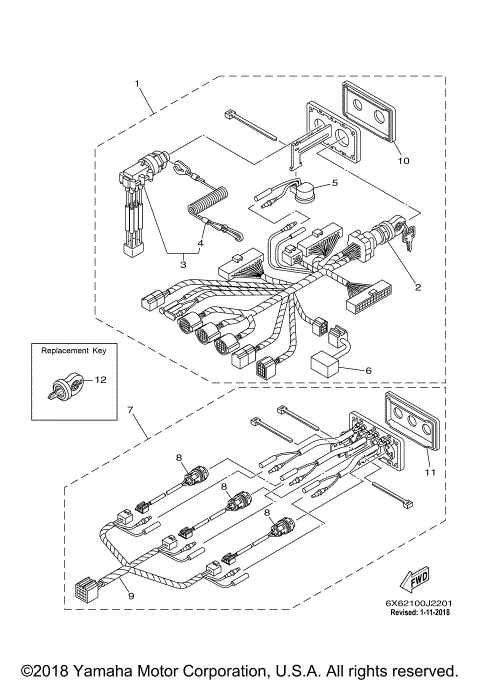 SWITCH  PANEL TRIPLE (MAIN)