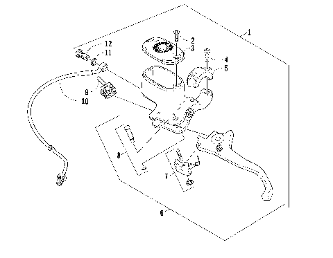 HYDRAULIC HAND BRAKE ASSEMBLY [83066]