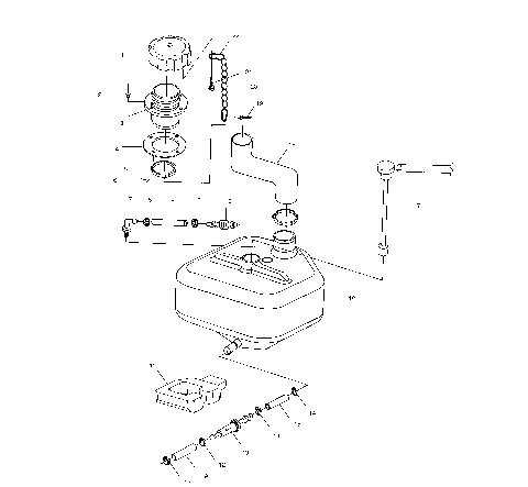 OIL TANK - W004999D (4955805580A013)