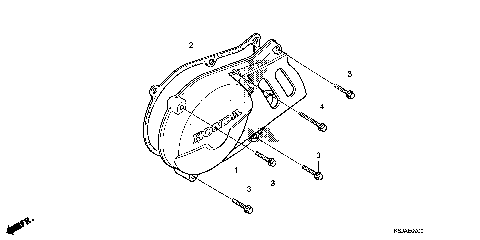 LEFT CRANKCASE COVER