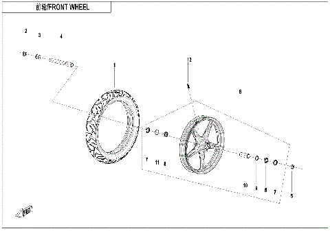 FRONT WHEEL (SPORT)
