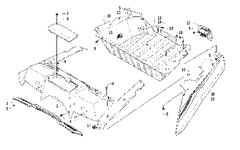 CARGO BOX AND TAILLIGHT ASSEMBLY [97764]