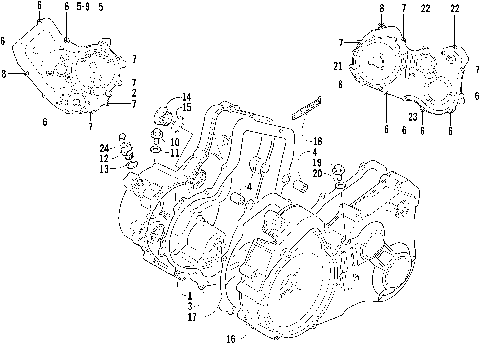 CRANKCASE COVER ASSEMBLY [81153]