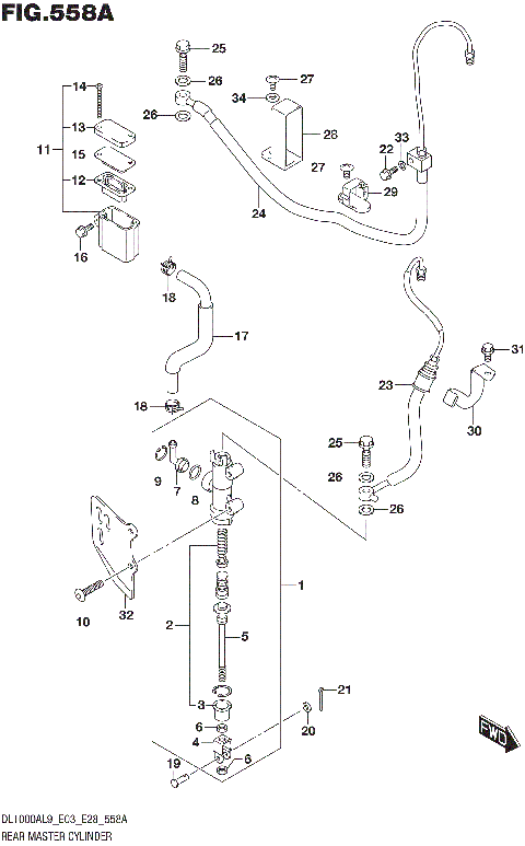 REAR MASTER CYLINDER