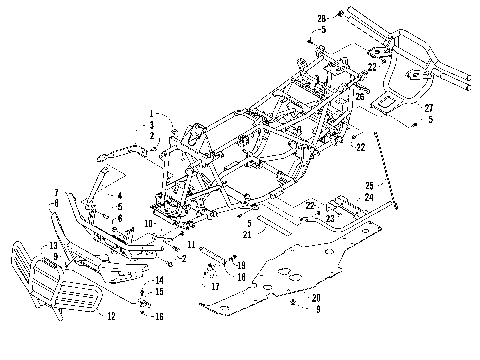 FRAME AND RELATED PARTS [92158]