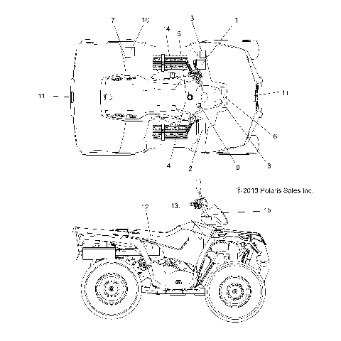 BODY, DECALS - A14MH57FA/FJ (49ATVDECAL14SP570F)